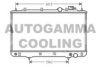 AUTOGAMMA 101441 Radiator, engine cooling